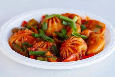 Paneer Chilli Momo Platter